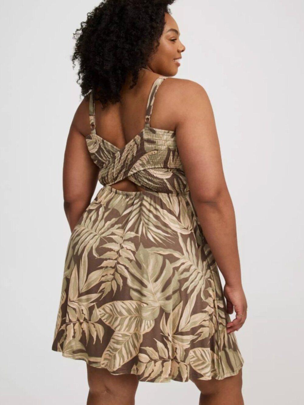Torrid Mini Criss-Cross Back Dress NWT Women's Plus Size 2x - Picture 3 of 9
